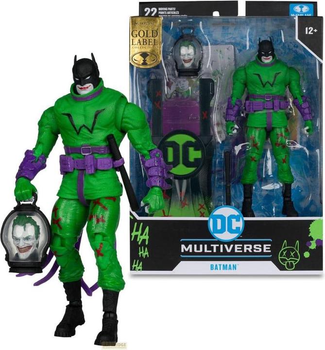 McFarlane DC Multiverse Actionfigur Batman (Batman: Last Knight on Earth) Jokerized (Gold Label) 18 cm