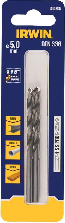 Actual product image Irwin Metal drill (5 millimetres)