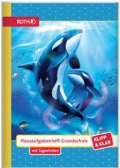 Produktbild Roth Hausaufgabenheft Hurra Schule Klipp & Klar liniert A5 ohne Rand, 96 Blatt (A5, Liniert, Kein Einband)