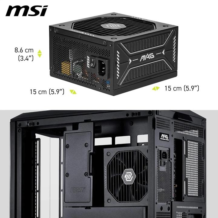 Produktbild MSI Netzteil MAG A750GLS PCIE5 750Watt (750 W)