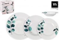 La Mer round dinnerware 18 pieces detroit md (18 pcs.)