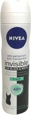 Produktbild NIVEA Invisible For Black & White 48h (Roll-on, 150 ml)