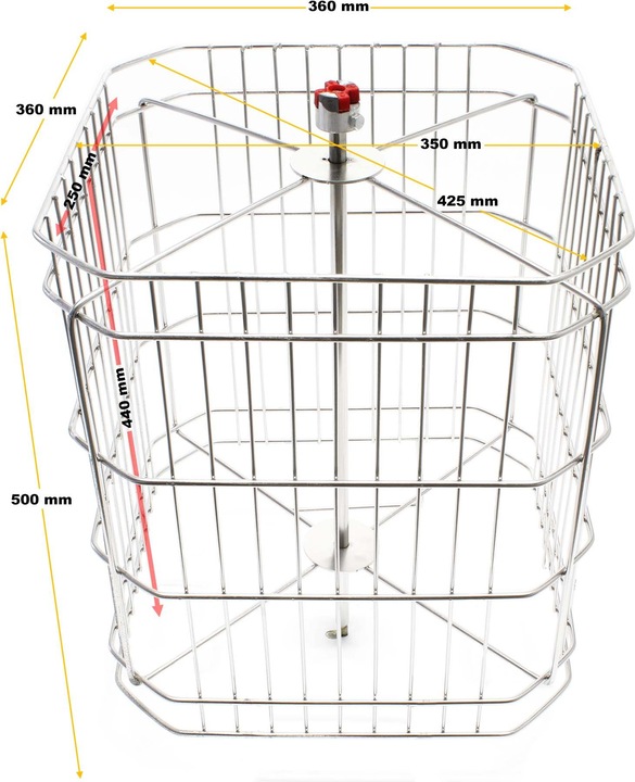 Actual product image Wiltec Manual honey extractor