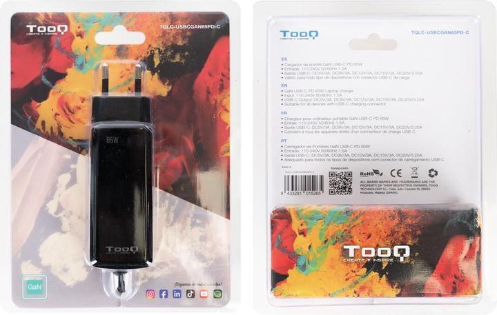Immagine prodotto Tooq Technology TQLC-USBCGAN65PD-C (65 W)