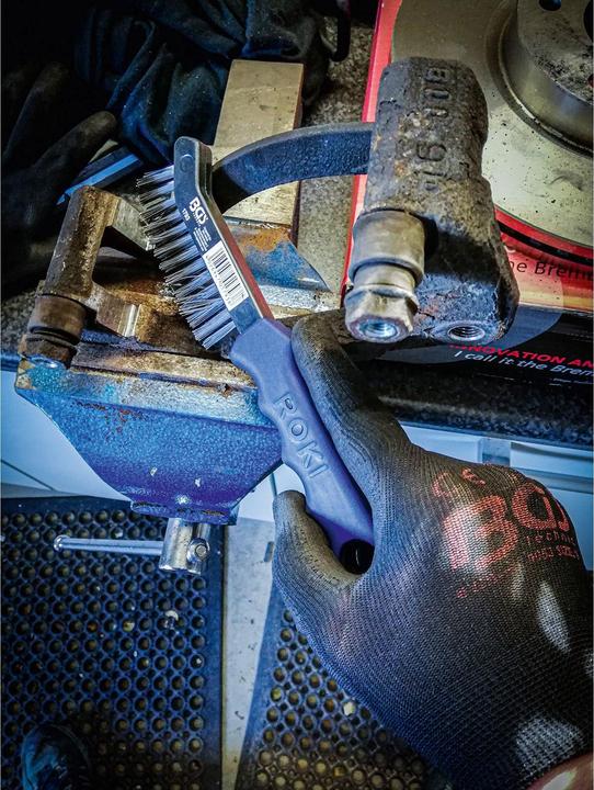 Produktbild BGS Bremssattelbürste gebogen 230 mm (Handbremse, Bremssattel)