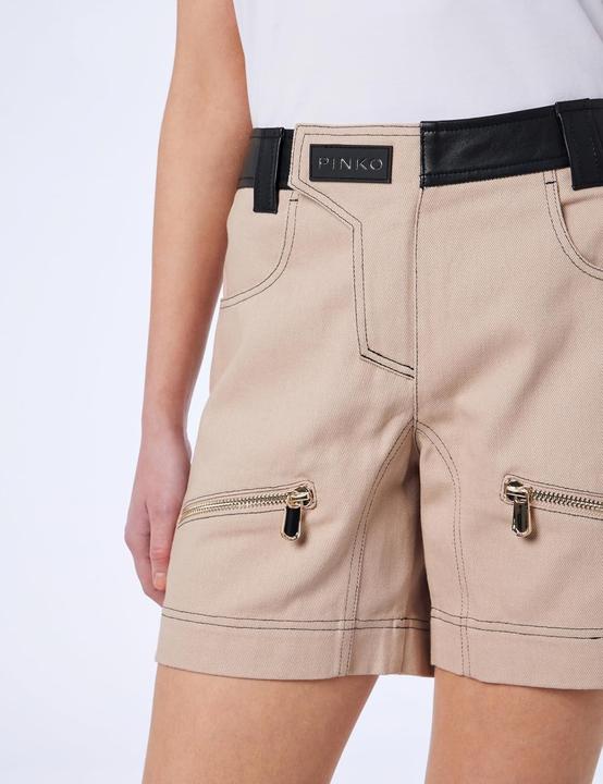 Produktbild Pinko Scilla Drill mit Lederen Shorts (42)