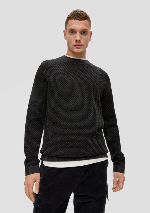 Image du produit s.Oliver Strickpullover Strickpullover mit Waschung (XL)
