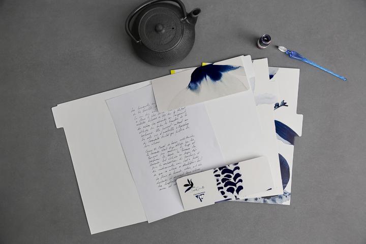 Actual product image Clairefontaine Inkebana, Set de 3 pochettes à onglets 22x31 cm, ass. - A motifs (22 x 31 cm)