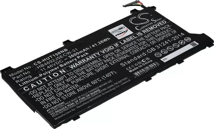 Actual product image AccuCell Battery Huawei MateBook D 15 2020, MagicBook 15 4500U, type HB4692J5ECW-31 (3600 mAh)