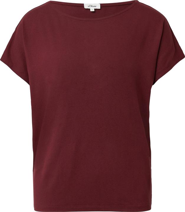 Produktbild S.Oliver T-Shirt Fliessendes Jersey-Shirt mit überschnittenen Schultern (38)