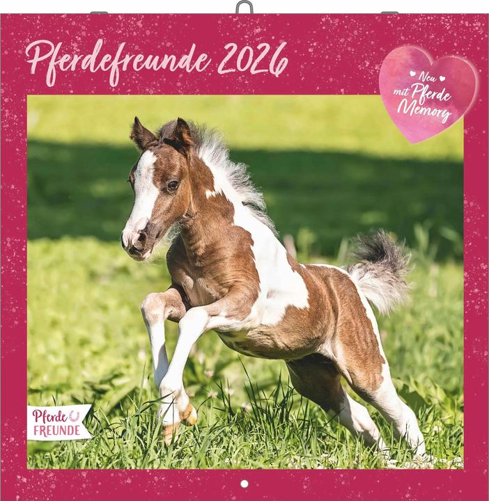 Produktbild Alpha Edition Pferdefreunde 2026 - Broschürenkalender - Kinder-Kalender - Format 30 x 30 cm (30 x 30 cm, Harter Einband, Deutsch)