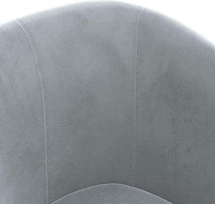 Produktbild vidaXL Clubsessel mit Fusshocker Dunkelgrau Samt,Farbe