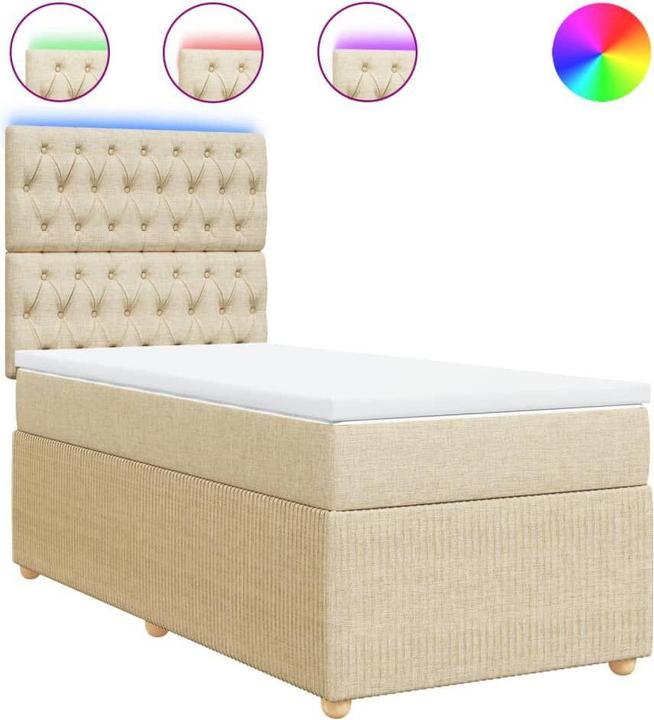 Actual product image vidaXL Boxspringbett (90 x 200 cm)