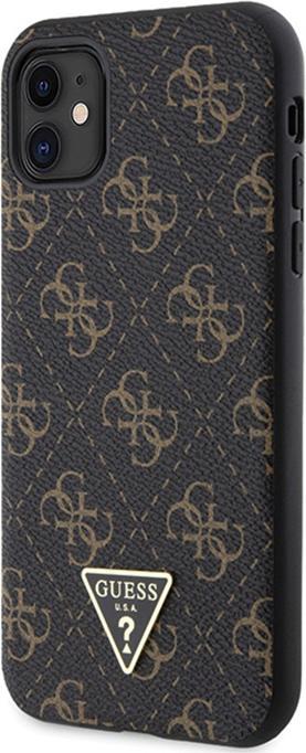 Produktbild Guess GUHCN61PG4GPK iPhone 11 / Xr 6,1" czarny/black hardcase 4G Triangle Metal Logo (Apple iPhone 11)