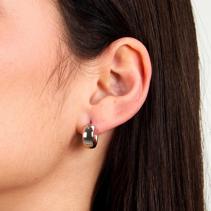 Image du produit Morellato - Timeless steel hoop earrings Creole SAUP35 (Acier inoxydable)