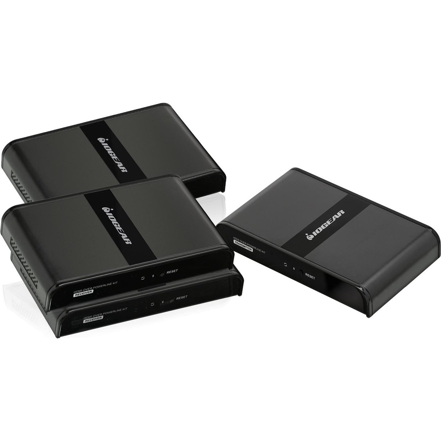 Iogear HDMI Over Powerline PRO Kit (0.15 m, HDMI), Video Kabel