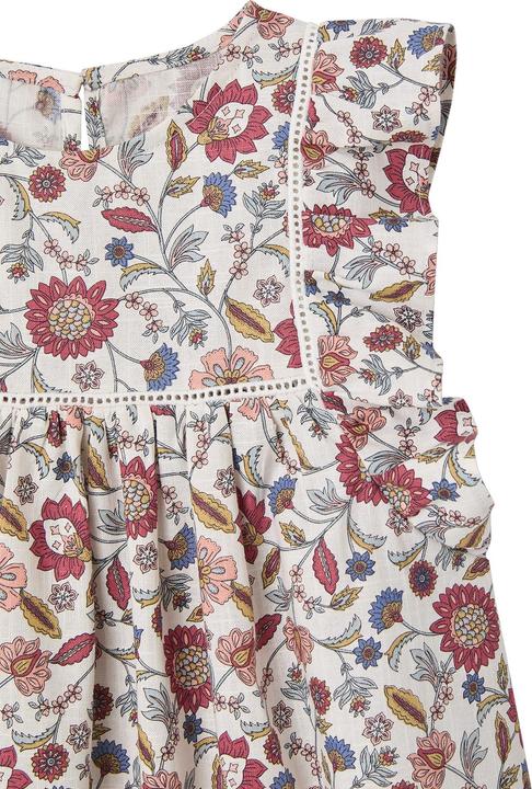 Image du produit Vertbaudet Geblümtes Mädchen Kleid mit Volants und Makramee (158)