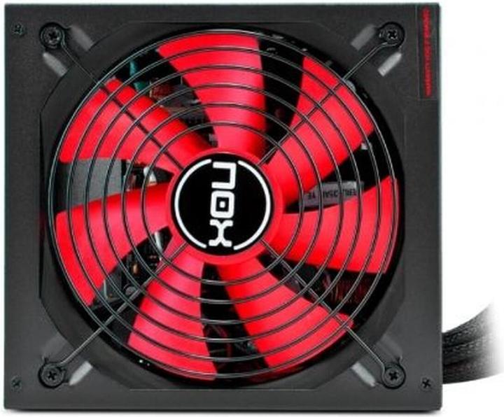 Actual product image Nox NXS650 Power Supply 650 W 20+4 pin ATX Black (650 W)