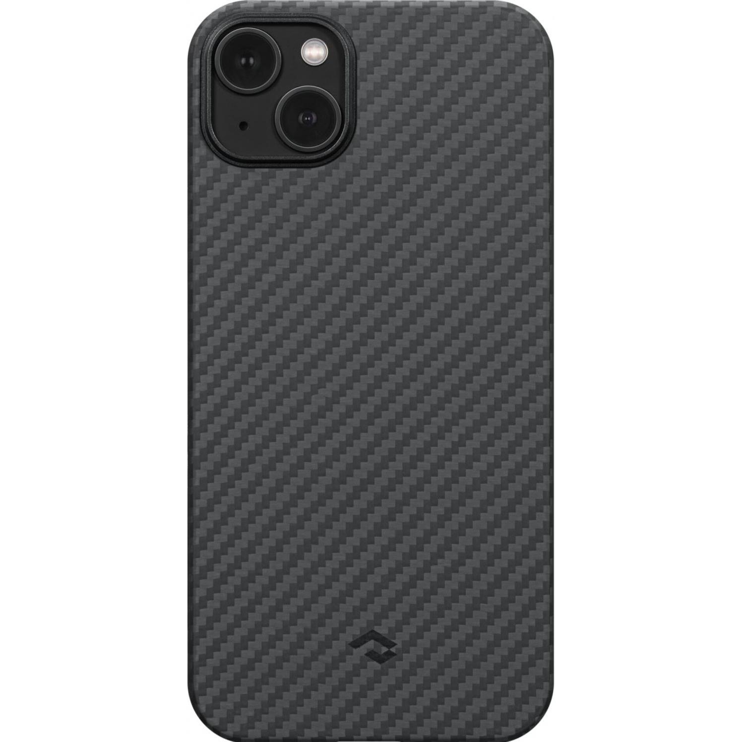 Pitaka MagEz Case 3 1500D iPhone 14 Plus Black/Grey Twill (Apple iPhone 14 Plus), Smartphone Hülle, Schwarz