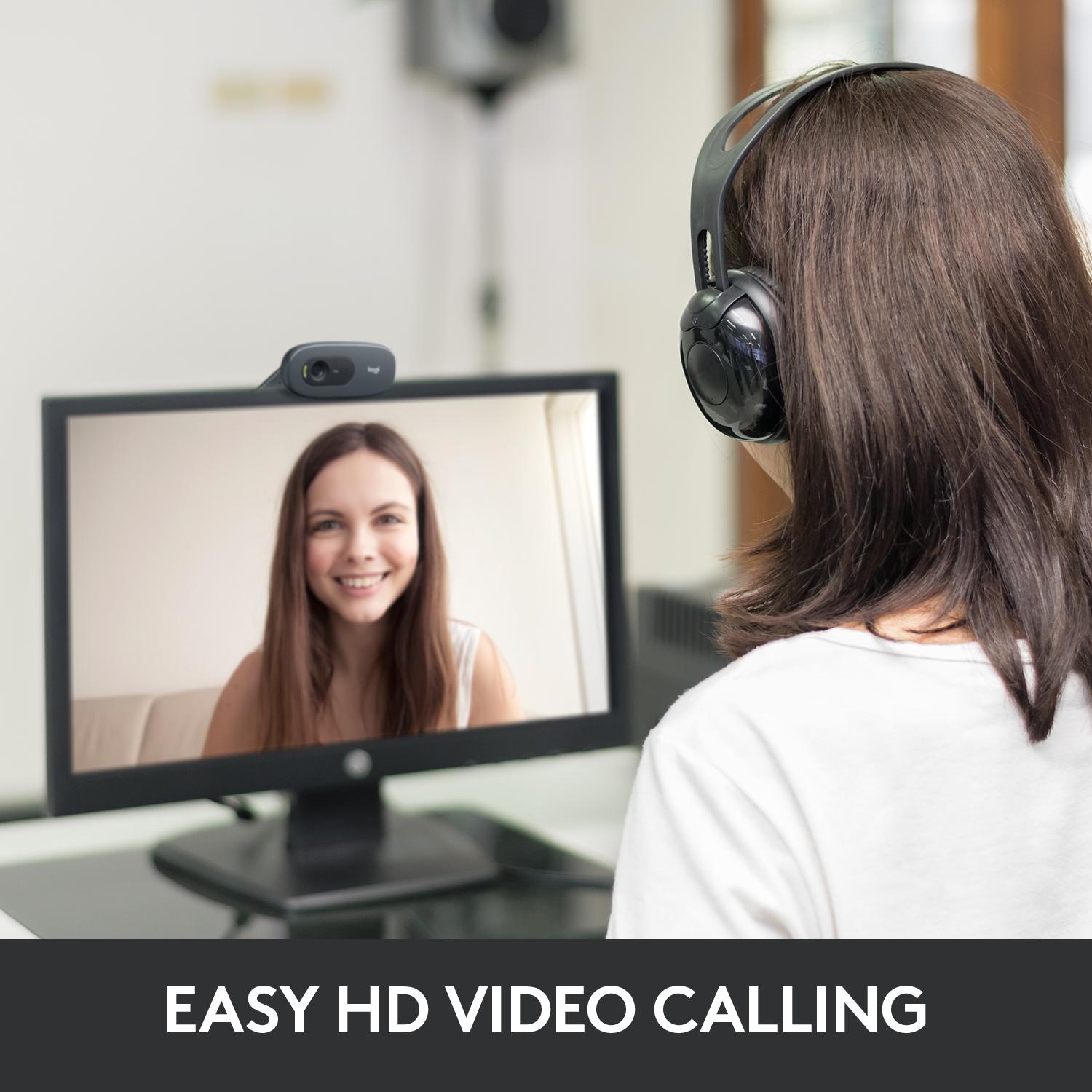 Thumbnail - Logitech C270 (0.90 Mpx), Webcam, Grau