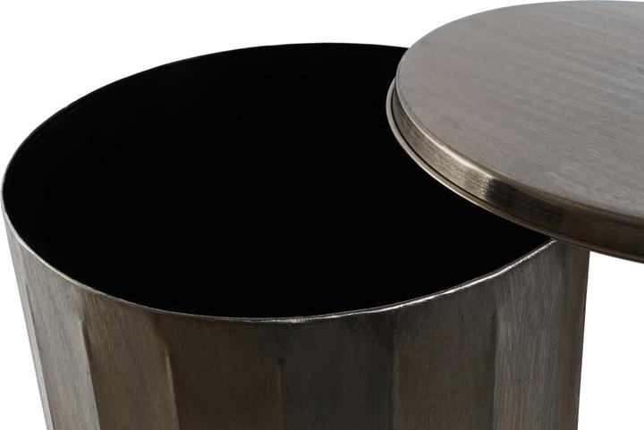 Actual product image Esprit Set of 2 tables Home Golden Metal 42 x 42 x 52 cm (42 x 42 x 52 cm)