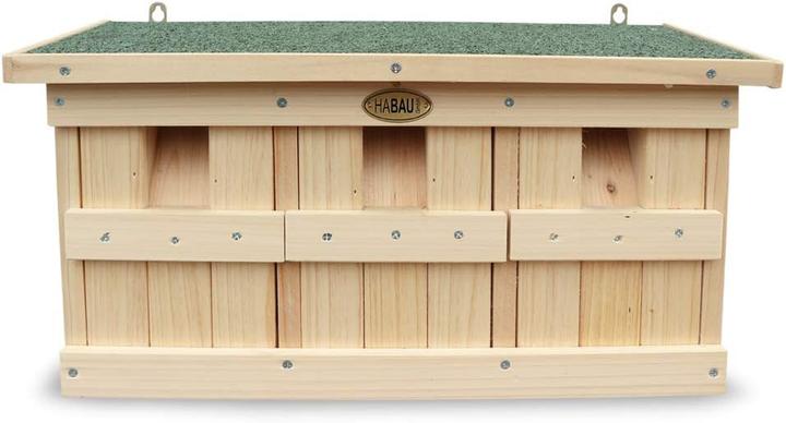 Image du produit Habau Nistkasten und Spatzenhaus mit 3 Brutkammern