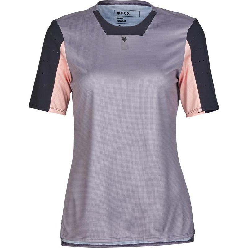 Fox, Herren, Velotrikot, Jersey 24 W Defend Ss Stn (XS), Grau, XS