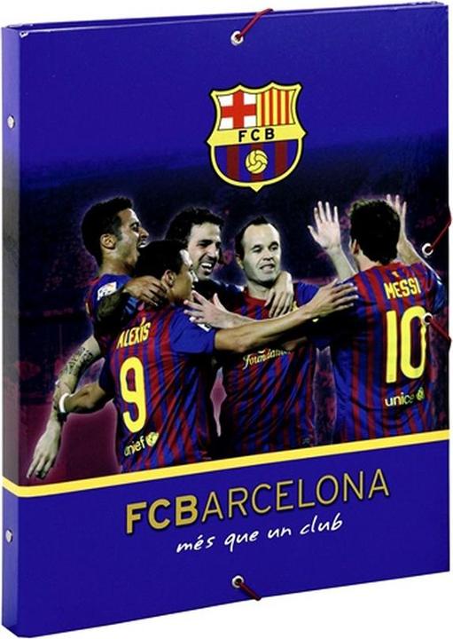 FC Barcelona Official Hardback Football Crest Folio File (Pack Of 2)