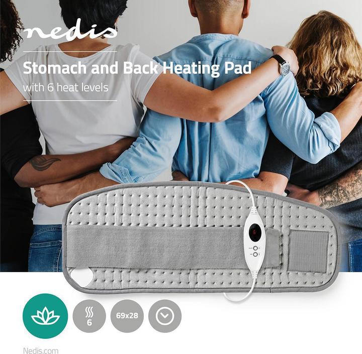 Productafbeelding Nedis Verwarmingskussen | 69 x 28 cm | 6 warmtestanden | Digitale regeling | Oververhittingsbeveiliging (69 x 28 cm)
