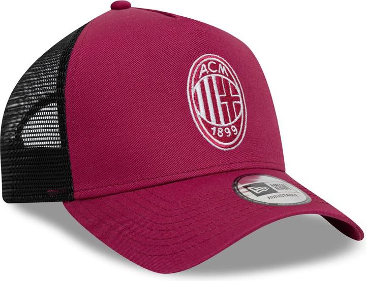 Produktbild New Era A-Frame Trucker Cap - AC MAILAND rubin (One Size)