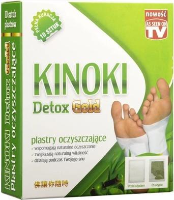 Image du produit Aura Herbals Kinoki Detox Gold Patches nettoyants pour le corps 10Pcs