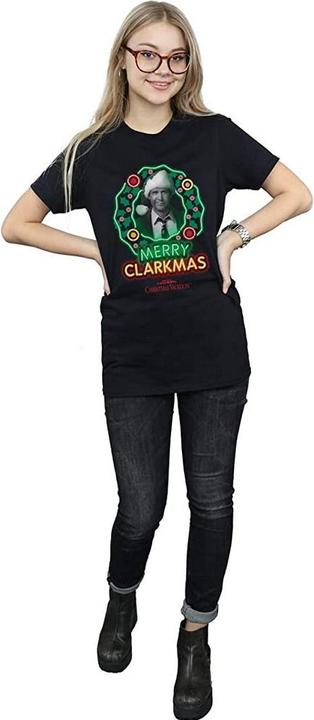 Immagine prodotto National Lampoon´s Vacation Maglietta in cotone Clarkmas Grigio Donna/Donna (XL)