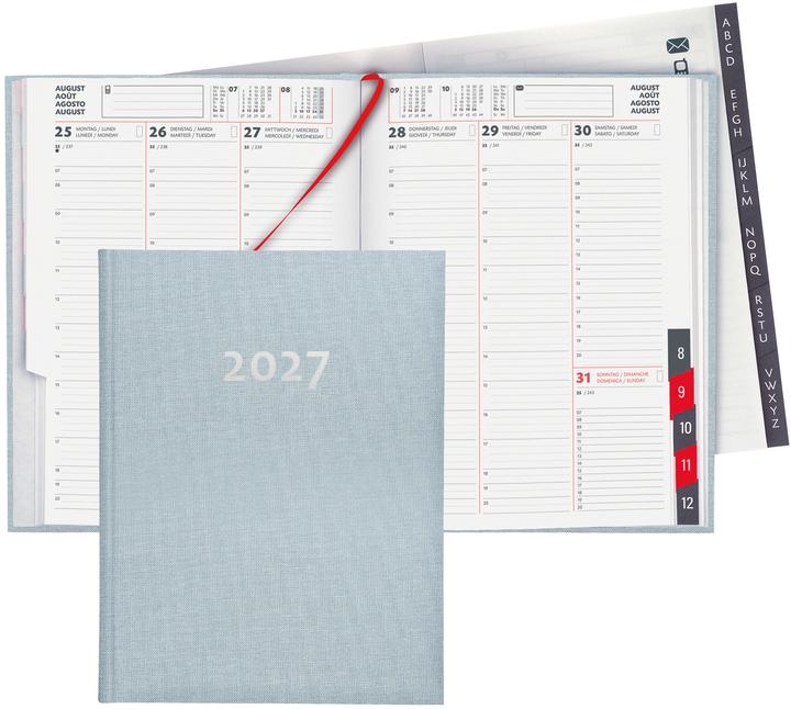 Image du produit Biella Agenda commercial Orario (17.8 x 23.5 cm, 1 semaine / 2 pages)