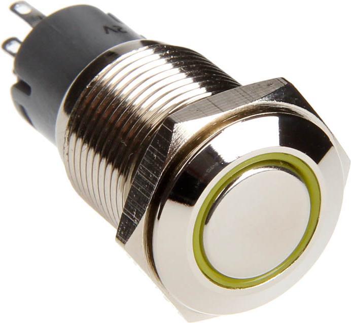 Produktbild DimasTech Vandalismustaster 16mm - Silverline