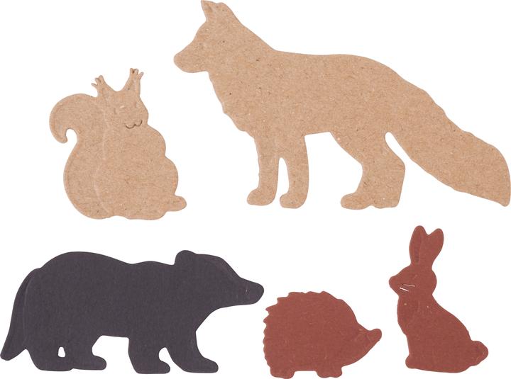 Actual product image Amy Design Punching template "Animals in the forest"