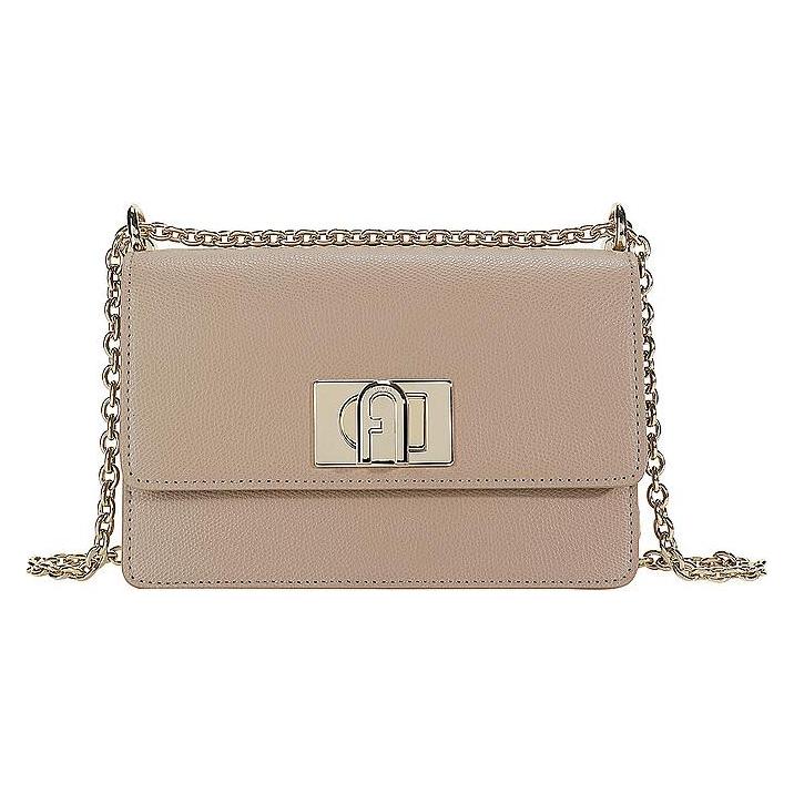 Furla, Damen, Handtasche, Ledertasche - Mini Bag 1927, Beige