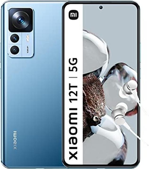 Image du produit Xiaomi 12T Clear Blue 8GB RAM 128GB ROM Blue (128 Go, Bleu clair, 5G)