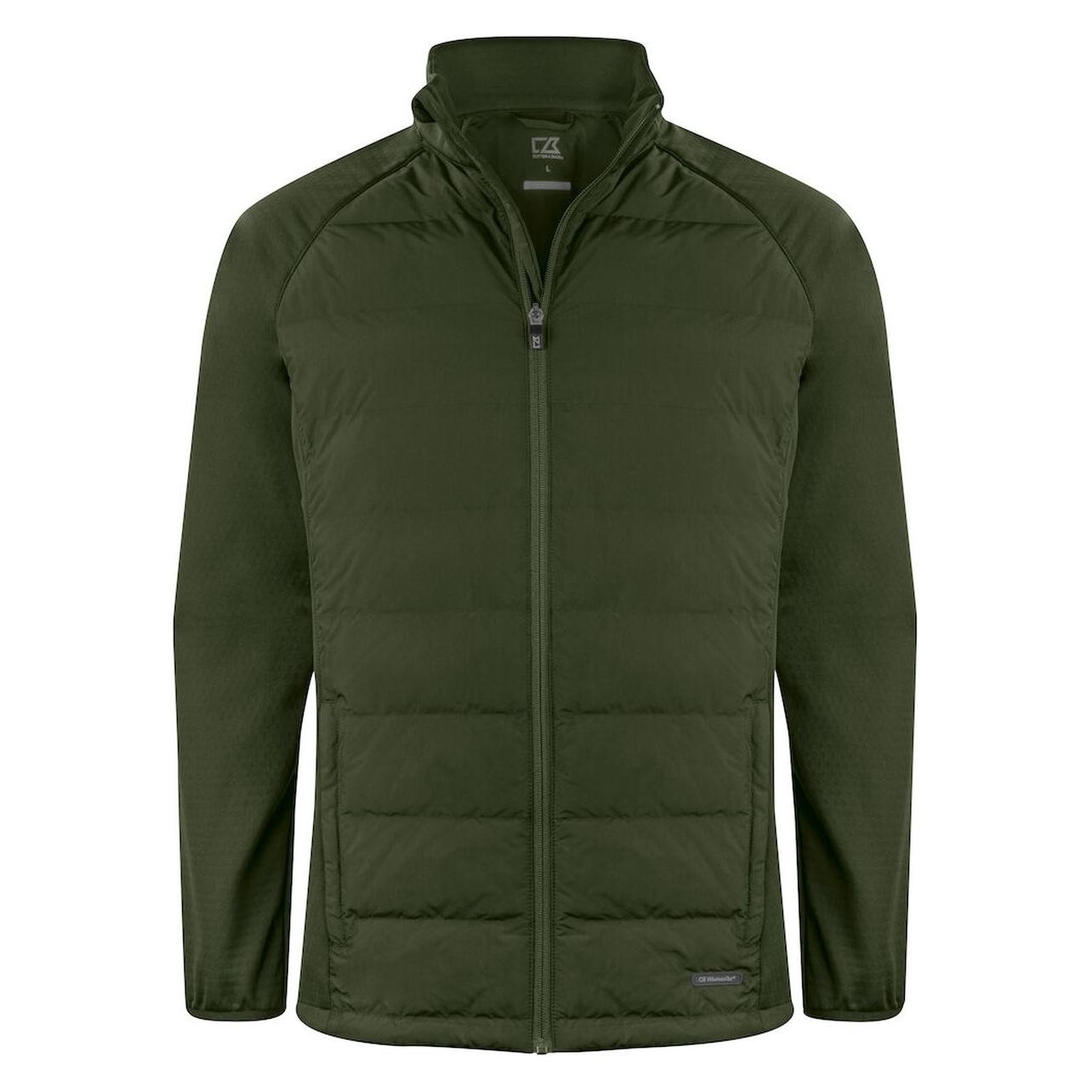 Cutter & Buck, Herren, Winterjacken, Oak Harbor Heren Jas Donkergroen - Maat L, Grün, (L)