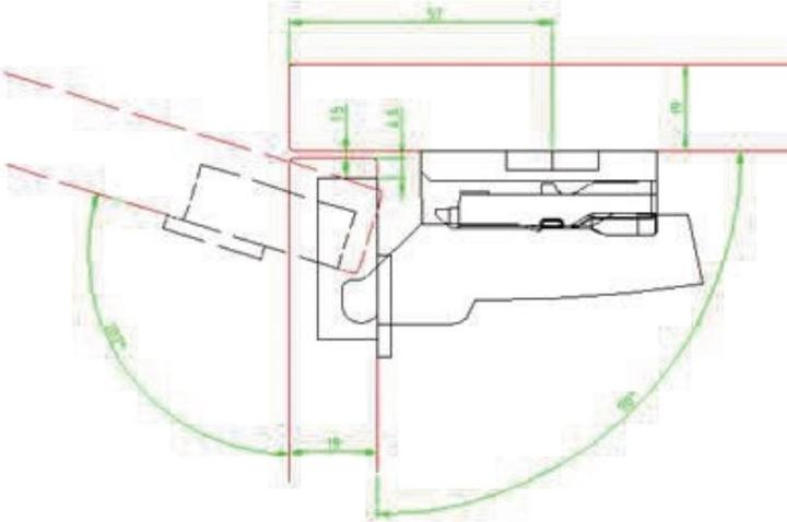 Produktbild Hettich Topfbänder Sensys 8645, Eck-, Mittel- und inliegendes Band