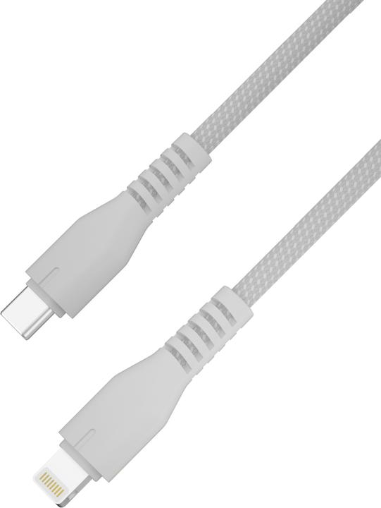 Immagine prodotto Qualo nylon cable USB-C - Lightning 1.5m 2,4A silver QKN-CL-18 (1.50 m)