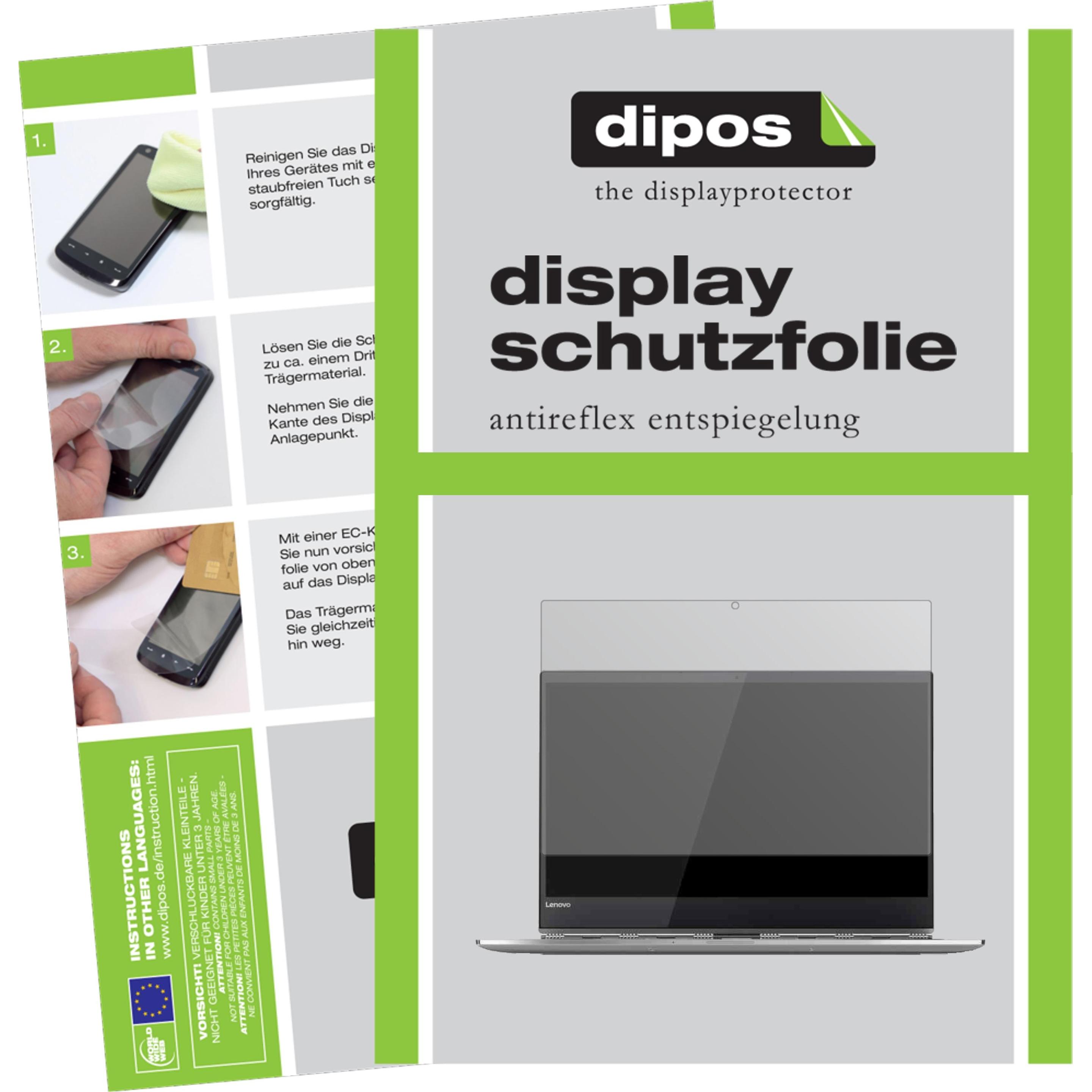 Dipos Displayschutzfolie Antireflex (1 Stück, Yoga 920), Tablet Schutzfolie