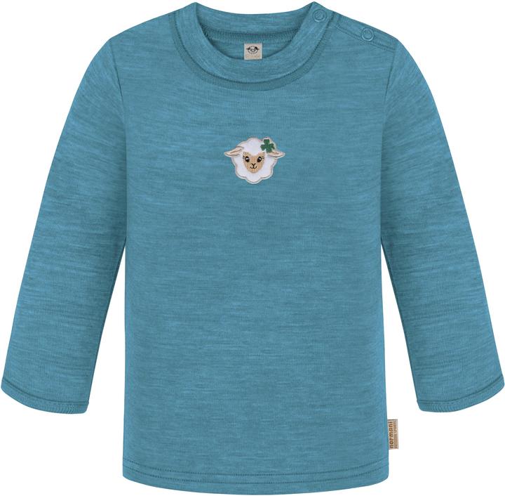 Produktbild Normani 2er Pack Baby Merino Longsleeve „Taupo" - 9473 (62, 68)
