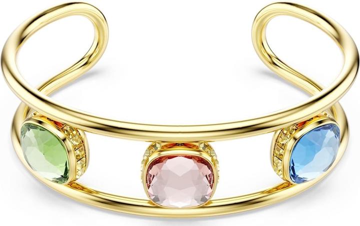 Image du produit Swarovski Chroma Armreif Kissenschliff Grün Gold (15.50 cm, Métal Swarovski)