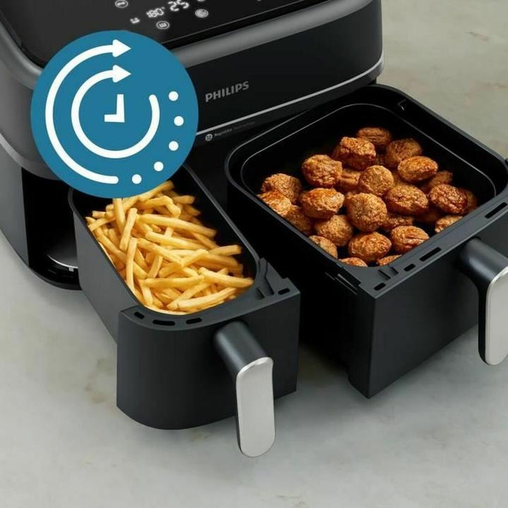 Productafbeelding Philips Airfryer met twee korven 9 L (NA351/00)