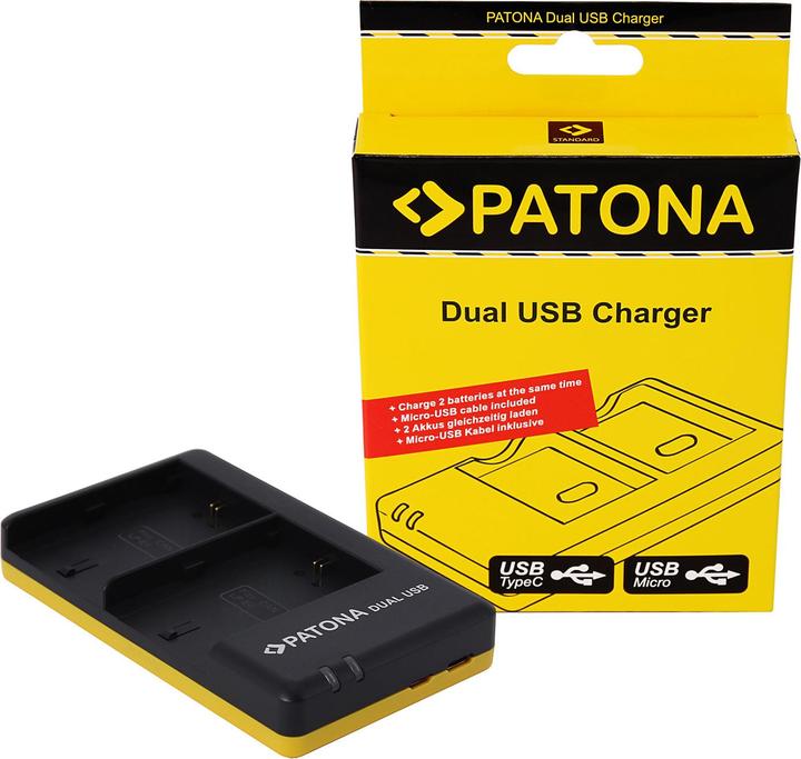 Produktbild Patona Dual Ladegerät LP-E6 (Kamera Akku Ladegerät)
