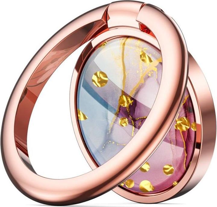 Produktbild Tech-Protect Magnetic Phone Ring holder / ring with stand function - pink marble