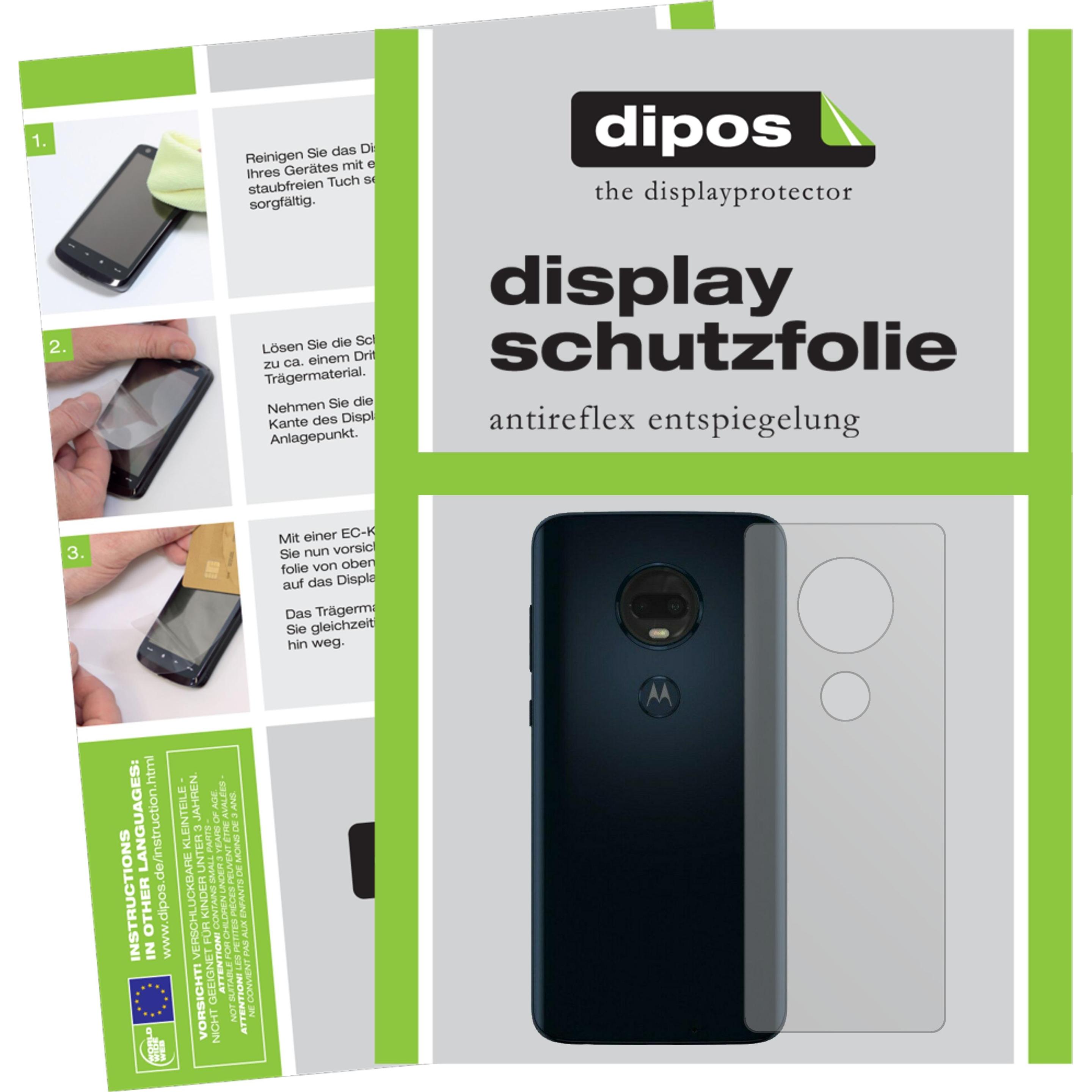 Dipos Displayschutzfolie Antireflex (6 Stück, Motorola Moto G7), Smartphone Schutzfolie, Transparent