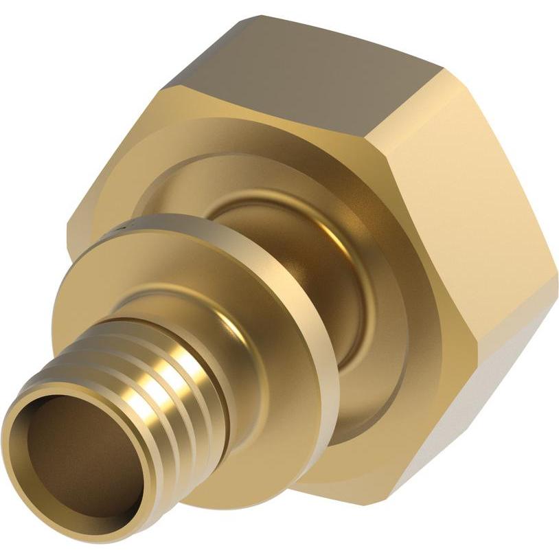 TECE, Rohrverbindungstechnik, TECEflex Eurokonusverschraubung 3/4", mit TECEflex Pressanschluss aus Standard Messing