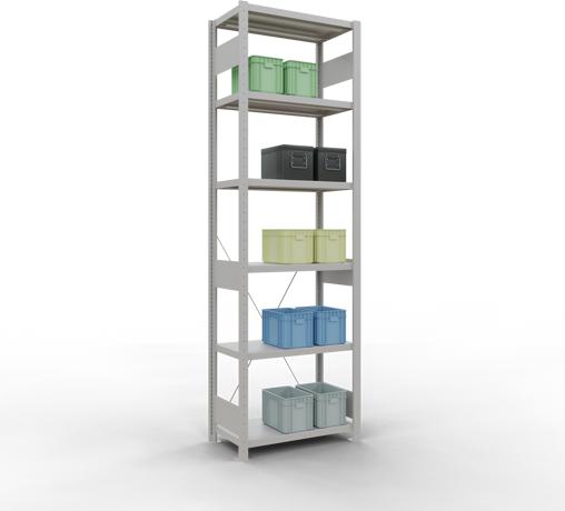 Actual product image Schulte Lagertechnik MULTIplus250 basic racking system with cross braces