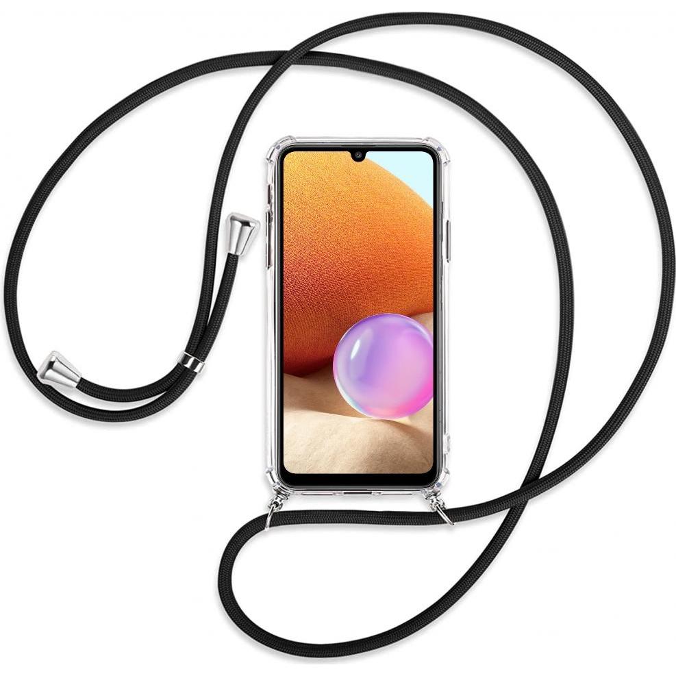 Screenguard Samsung Galaxy A32 4G Loopster Necklace Hülle, Handykette, Transparent